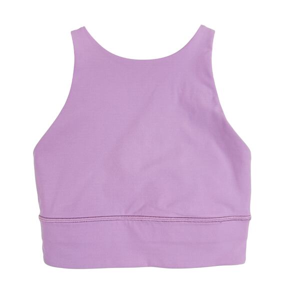 Lululemon High Neck Longline Energy Sports Bra Purple - 6 - Picture 1 of 5